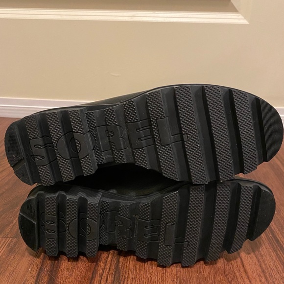 Sorel Phoenix Shearling & Leather Combat Boots - Picture 3 of 3